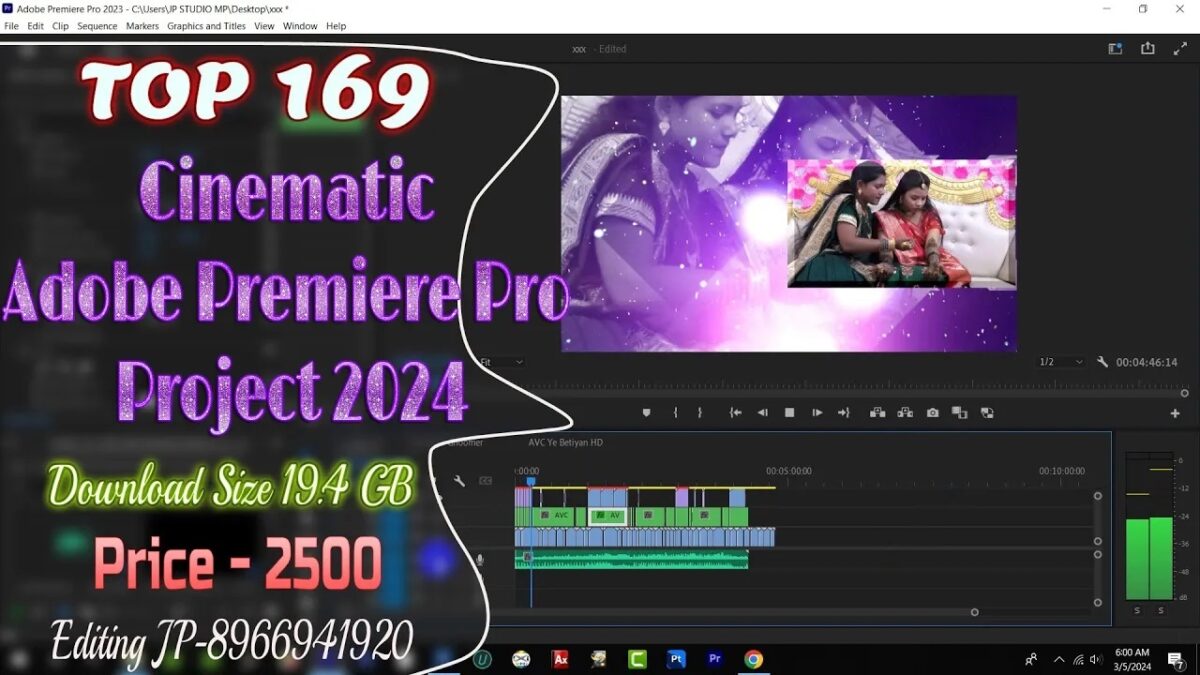 Premiere Pro Cut-to-Cut Cinematic Project | High-Impact Transitions | Drag & Drop - Image 1