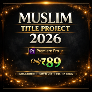 Premiere Pro Muslim Title Project 2026