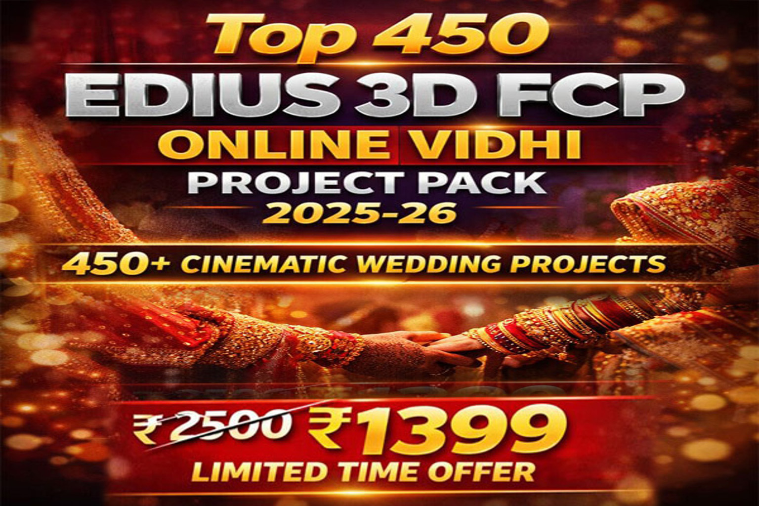 Top 450 Edius 3D FCP Online Vidhi Project 2026